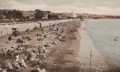 Bathing Beach, Paignton (színes fénykép) alkotó: English Photographer