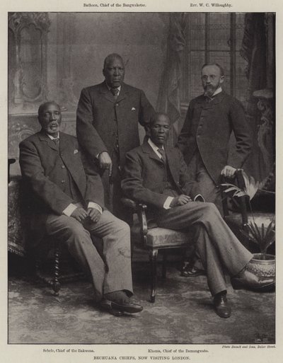 Bechuana Chiefs, most Londonba látogat alkotó: English Photographer