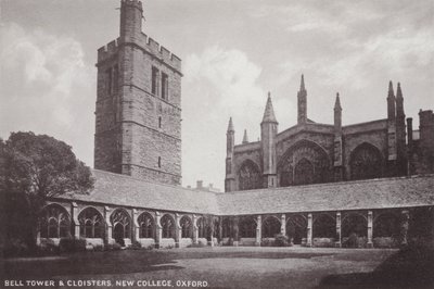 Bell Tower and Cloisters, New College, Oxford alkotó: English Photographer