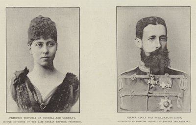 Viktória porosz hercegnő eljegyzése alkotó: English Photographer