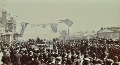 Blackwall alagút: a walesi herceg, később VII. Edward király és Alexandria hercegnő jelenléte az alagút ünnepélyes megnyitóján, 1897-ben alkotó: English Photographer