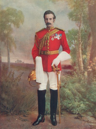 Douglas M. B. H. dandártábornok, Dundonald grófja. Egy lovas dandár parancsnoka Dél-Afrikában alkotó: English Photographer