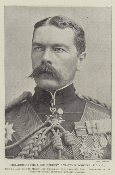 Sir Herbert Horatio Kitchener dandártábornok, KCMG alkotó: English Photographer