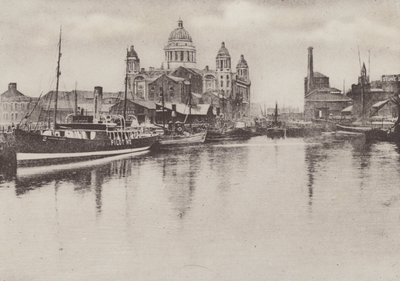 Canning Dock, Liverpool (f/w fotó) alkotó: English Photographer