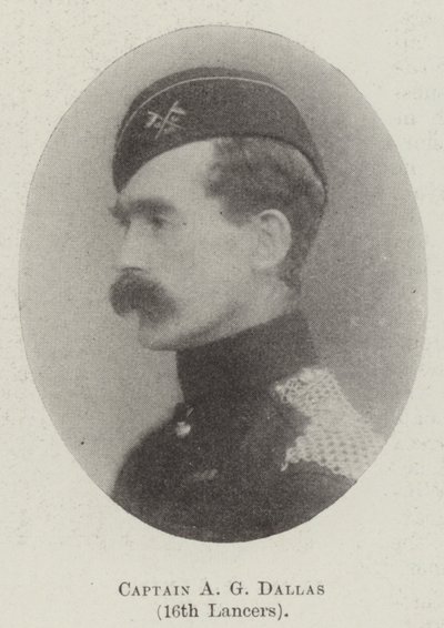 A G Dallas kapitány, 16. Lancers alkotó: English Photographer