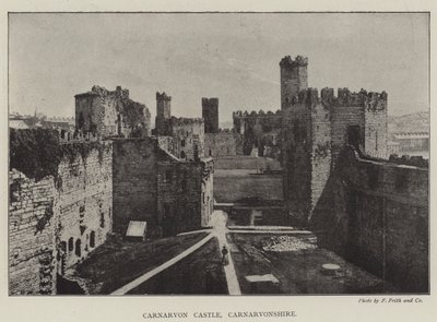 Carnarvon kastély, Carnarvonshire alkotó: English Photographer