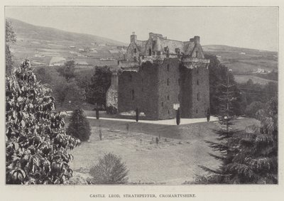 Leod kastély, Strathpeffer, Cromartyshire alkotó: English Photographer