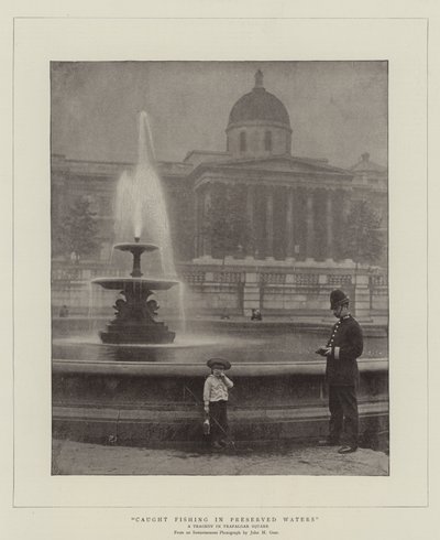 Halászat a megőrzött vizeken, tragédia a Trafalgar Square-en alkotó: English Photographer