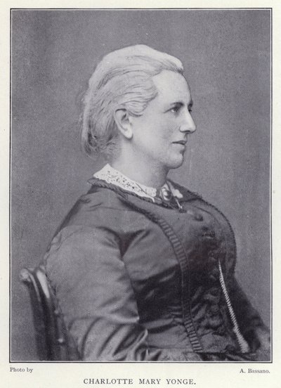 Charlotte Mary Yonge (fekete-fehér fotó) alkotó: English Photographer