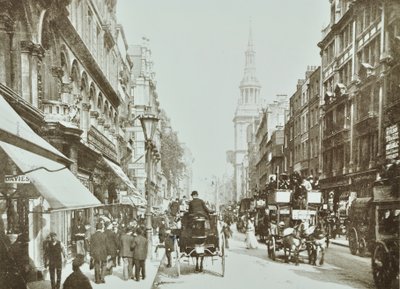 Olcsó oldal, keletre nézve, London városa, 1890 alkotó: English Photographer