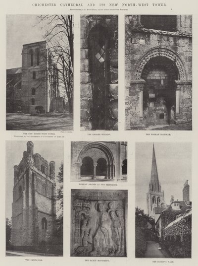 Chichester katedrálisa és új északnyugati tornya alkotó: English Photographer