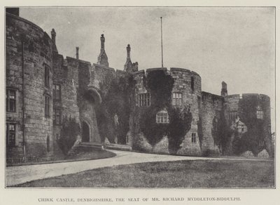 Chirk kastély, Denbighshire, Richard Myddleton-Biddulph székhelye alkotó: English Photographer