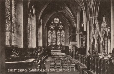 Christ Church Cathedral, Latin Chapel, Oxford (f/w fotó) alkotó: English Photographer