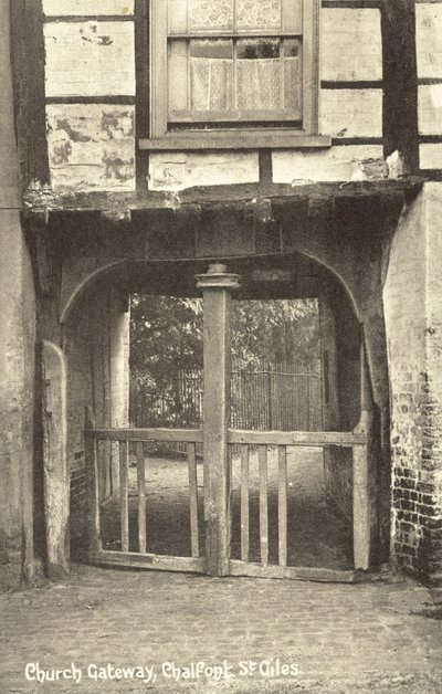 Church Gateway, Chalfont St Giles, Buckinghamshire (f/w fotó) alkotó: English Photographer