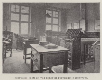 A Borough Polytechnic Institute zeneszerző terme alkotó: English Photographer
