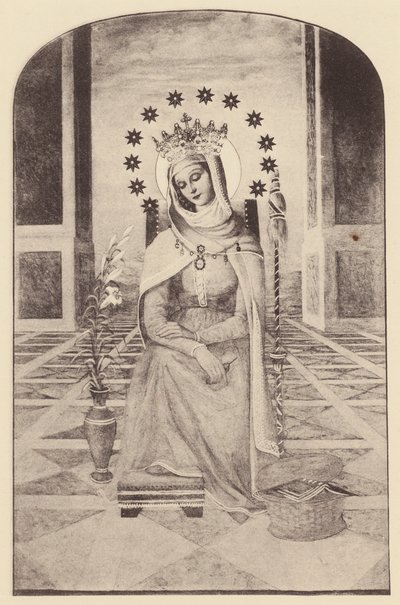 A Szent Szív kolostor, Roehampton: Mater Admirabilis (fekete-fehér fotó) alkotó: English Photographer