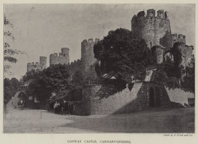 Conway kastély, Carnarvonshire alkotó: English Photographer