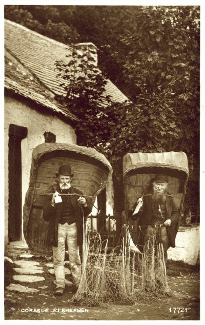 Coracle halászok (f/w fotó) alkotó: English Photographer