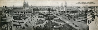 Művészeti Bíróság a kongresszusi teremből, francia-brit kiállítás, London, 1908 alkotó: English Photographer