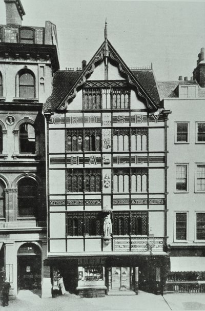 Crosby Hall, Bishopsgate, London, 1890 alkotó: English Photographer