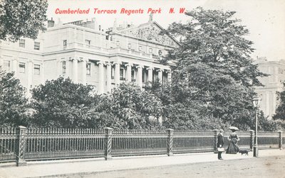 Cumberland terasz a Regents Parkban alkotó: English Photographer