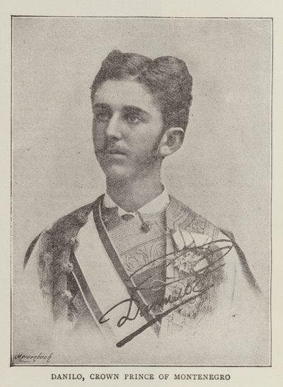 Danilo, Montenegró koronahercege alkotó: English Photographer