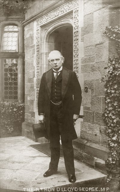 David Lloyd George, walesi liberális politikus (f/w fotó) alkotó: English Photographer