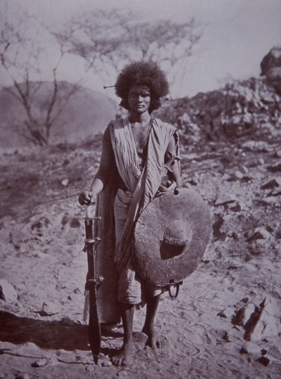 Dervish Hademdowah harcos, Szudán alkotó: English Photographer