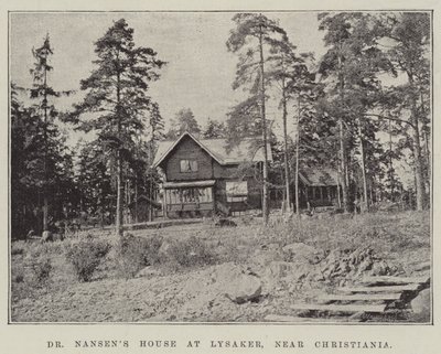 Dr. Nansens ház Lysakerben, Christiania közelében alkotó: English Photographer