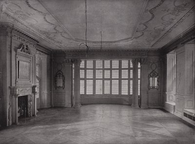Szalon, kilátással Bayre, Ashorne Hill House, Leamington közelében, Angliában (f/w fotó) alkotó: English Photographer