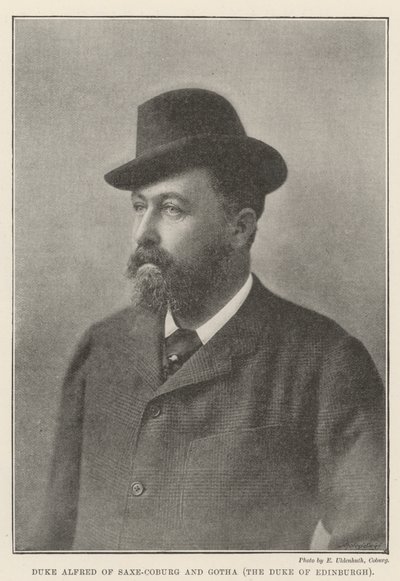 Alfréd szász-coburgi és gothai herceg, Edinburgh hercege alkotó: English Photographer
