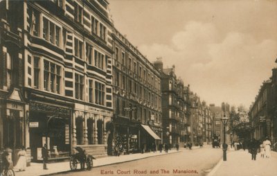 Earls Court Road és The Mansions, London alkotó: English Photographer