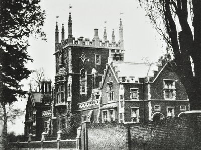 Elizabethan School, Broomhouse Lane: külső, 1880 alkotó: English Photographer