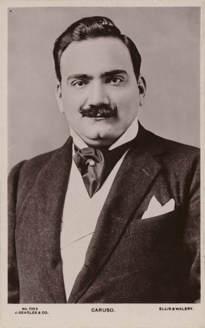 Enrico Caruso, olasz tenor (1873-1921) alkotó: English Photographer