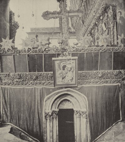 Bejárat a barlangba a Születés templomában, azon a környéken, ahol Boáz és Ruth találkozott alkotó: English Photographer