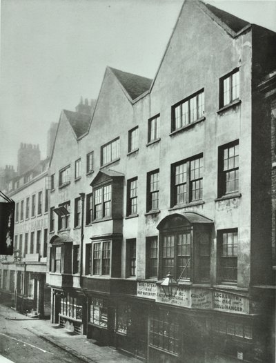 Fetter Lane, a Barnards Inn hátsó része, City of London, 1879 alkotó: English Photographer