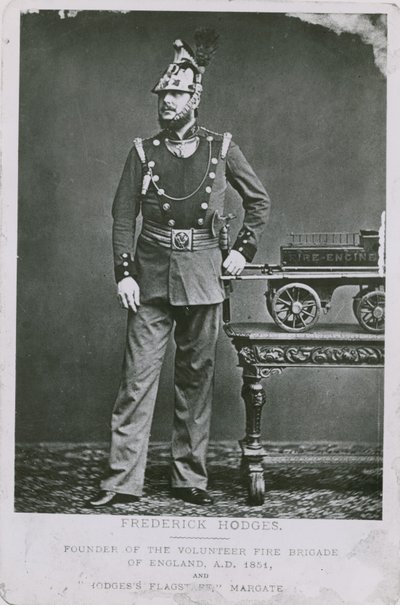 Frederick Hodges, az Angliai Önkéntes Tűzoltóság alapítója alkotó: English Photographer