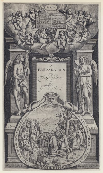 G Wither, Előkészület a zsoltárhoz, N Okes 1619 (f/w fotó) alkotó: English Photographer