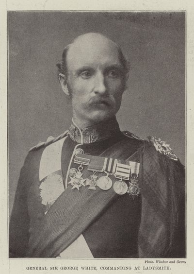 Sir George White tábornok, a Ladysmith parancsnoka alkotó: English Photographer