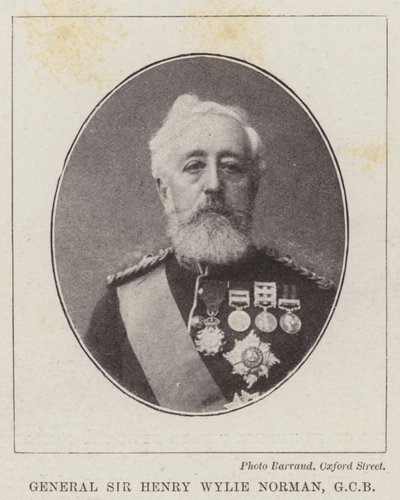 Sir Henry Wylie Norman tábornok, GCB alkotó: English Photographer