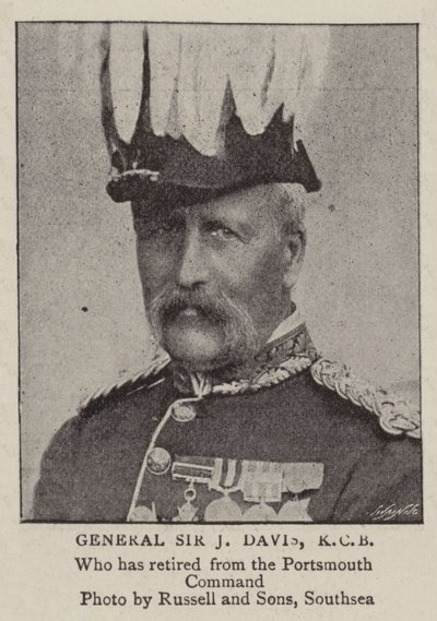 Sir J Davis tábornok, KCB alkotó: English Photographer