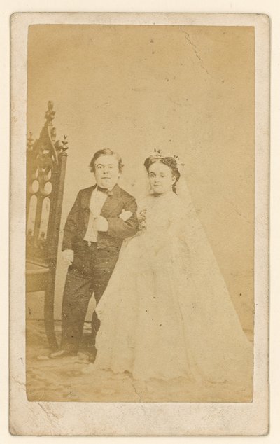 Tom Thumb tábornok és felesége alkotó: English Photographer