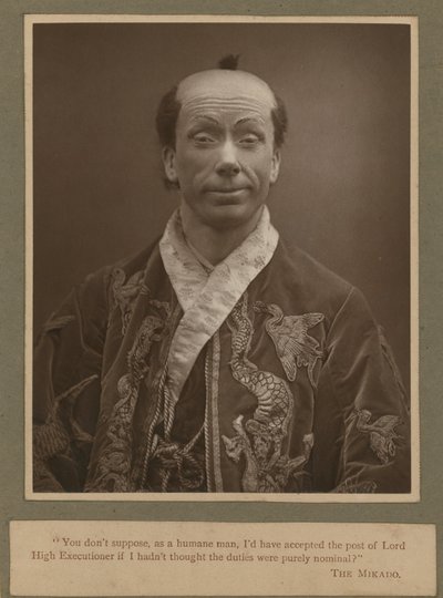 George Grossmith, mint Ko-Ko a Mikadóban alkotó: English Photographer