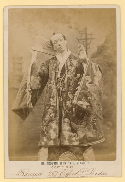 George Grossmith, mint Ko-Ko a Mikadóban alkotó: English Photographer