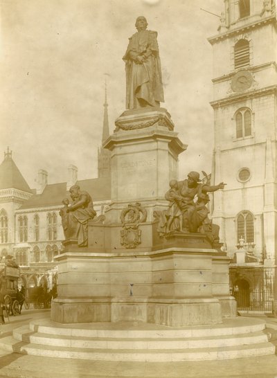 Gladstone szobor a strandon alkotó: English Photographer