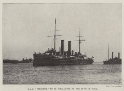 HMS Crescent, parancsnoka York hercege alkotó: English Photographer
