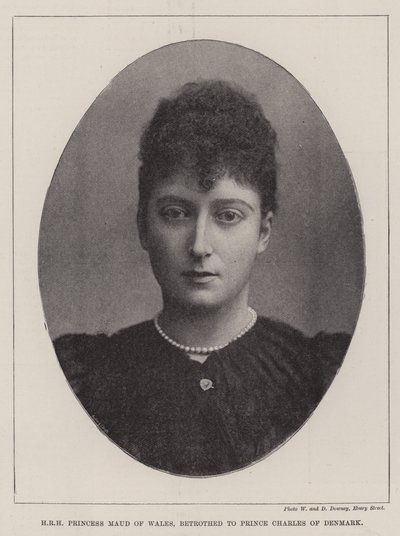 HRH Maud walesi hercegnő, Károly dán herceg jegyese alkotó: English Photographer