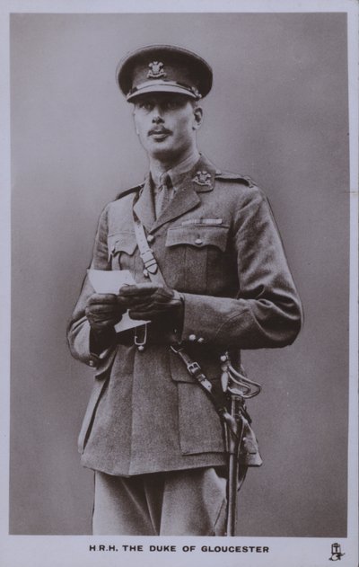 HRH Gloucester hercege (f/w fotó) alkotó: English Photographer