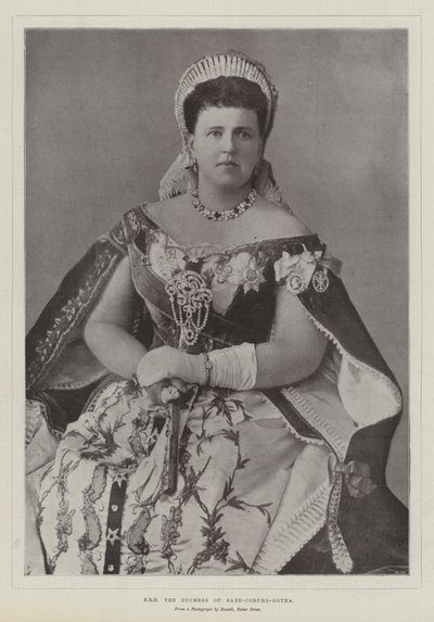 HRH Szász-Coburg-Gotha hercegnője alkotó: English Photographer