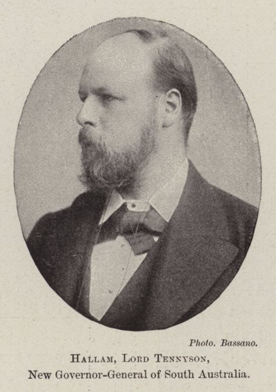 Hallam, Lord Tennyson, Dél-Ausztrália új főkormányzója alkotó: English Photographer